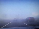 An Unexpected Thick Fog Causes Traffic Carnage

