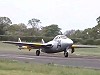 Avion Vampire T11 Tears Up The Runway On Take Off

