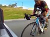 Badass Cyclist Slipstreaming At Almost 150kmh
