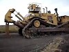 Bulldozer Attempts To Pull A Truck Out Of A Hole