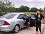 Catches A Woman Dumping Her Dogs
