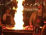 Chef Accidentally Sets Off The Fire Suppression
