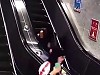 Chinese Woman Eats It Fucking Hard On An Escalator