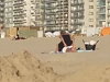 Couple Think No One Can Tell They Are Fucking On The Beach