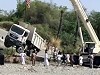 Crane Recovery Of A Truck Is Not Very Well Done