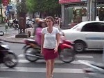 Crossing The Street In Vietnam Is That Easy
