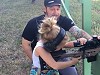 Dad Teaches Daughter How To Use A Sniper Rifle