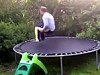 Drunk Dad On The Trampoline Is Too Funny