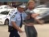 Drunk Idiot Quickly Regrets Interrupting Cops Interview