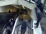 Escalator Breaks And Swallows A Man Ouch
