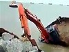 Excavator Apparently Couldn't Save Itself