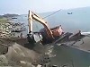 Excavator Is Needlessly Lost To The Sea