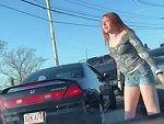 Fiery Redhead Road Rage Is Quite Entertaining

