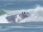 Fishing Boat Attempts To Surf A Wave But That's Not Possible

