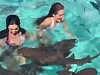 Girl Freaks Out Swimming With Sharks