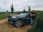 How Not To Pull An X5 BMW Out
