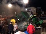 John Deere Fucking Disintegrates During A Tractor Pull
