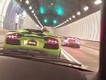Lamborghinis Making Noise In A Tunnel And Its Beautiful
