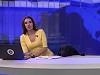 Newsreader Interrupted By A Four Legged Visitor
