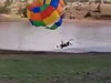 Parasailing Take Off Doesn't Go As Planned