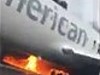 Passenger POV Of Plane That Caught Fire Taxiing In Chicago