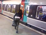 Passenger Stops A Woman From Stopping The Train
