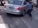 Passer-By Helps A Guy Save His Car But Doesn't
