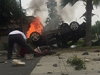Passer-By Pulls Driver From His Fiery Wreck