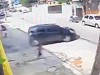 Police Car Avoids Killing 2 Kids Trying To Escape The Favelas
