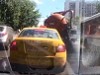 Poop Truck Explodes In Traffic