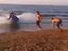 Poor Dude Gets Fucking Smashed By An Unexpected Jetski