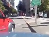 Retard Pulls Out On A Cop Speeding To A Job