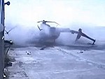 Runaway Helicopter Is Completely Obliterated

