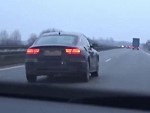 Running From The Cops On The Autobahn At 240kmh And Loses Control
