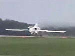 Russian Air Force Tu-22 Overshoots The Runway
