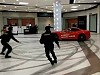 Russian Man Carves Up A Shopping Mall In His Ferrari