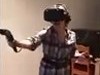 She's Taking VR Gaming Far Too Seriously
