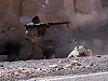 Soldier Is Struggling To Handle His Weapon
