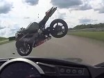 Spectacular Motorbike Race Accident
