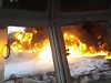 Tanker Ship Spectacularly Goes Up In Flames