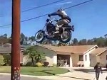 They Build A Ramp To Jump A Harley
