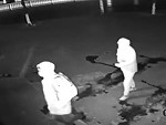 Thief Knocks Out His Mate Trying To Break In
