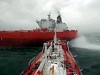 Two Tanker Ships Nearly Collide On The High Seas