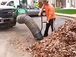 When You Need To Blower Vac A Crapload Of Leaves

