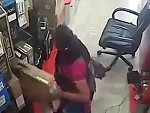 Woman Steals A Laptop With Her Cunt

