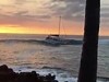 Yacht Accidentally Catches A Wave And Ends Up On The Rocks