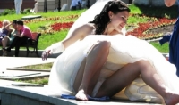 Bride Upskirts