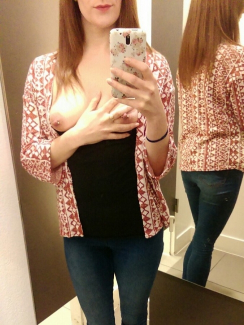 Changing Room Selfies 04