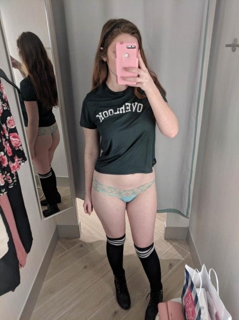 Changing Room Selfies 41