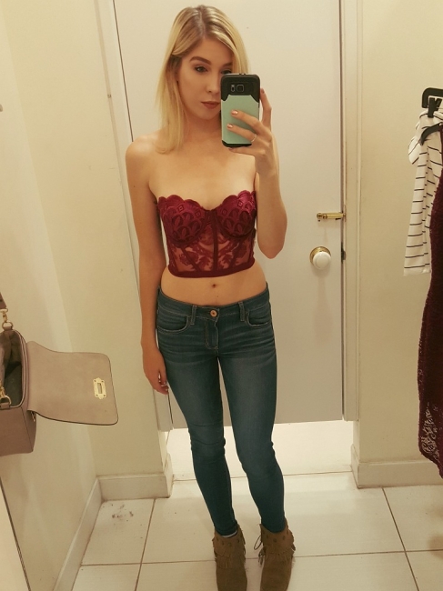 Changing Room Selfies 04